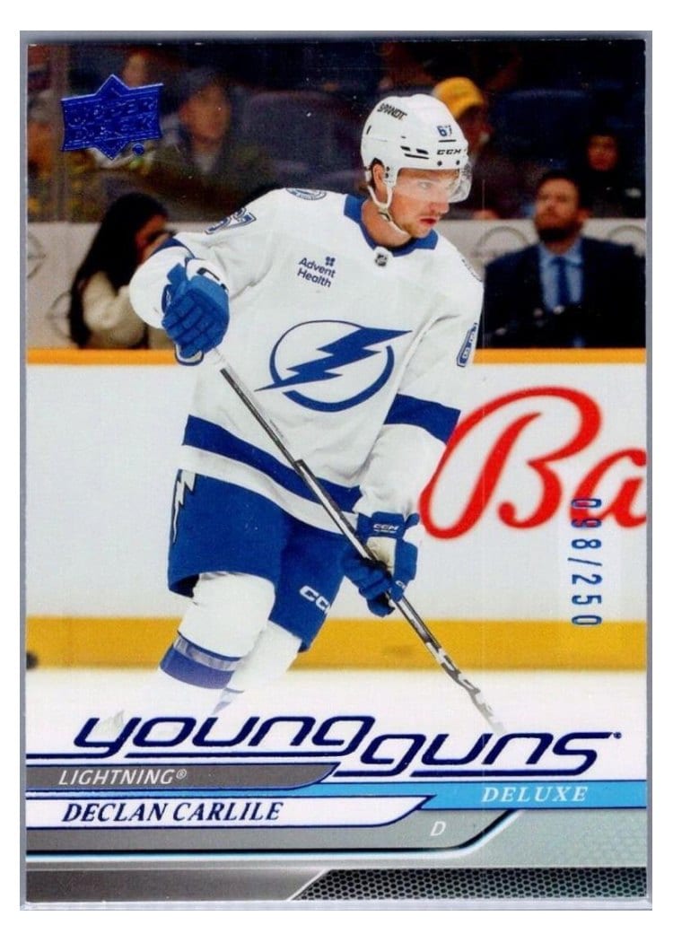 2024-25 Upper Deck Base Set Declan Carlile #467 card