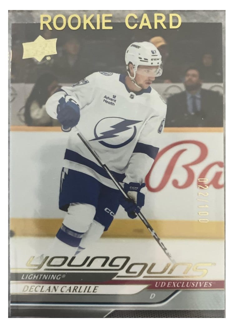 2024-25 Upper Deck Base Set Declan Carlile #467 card