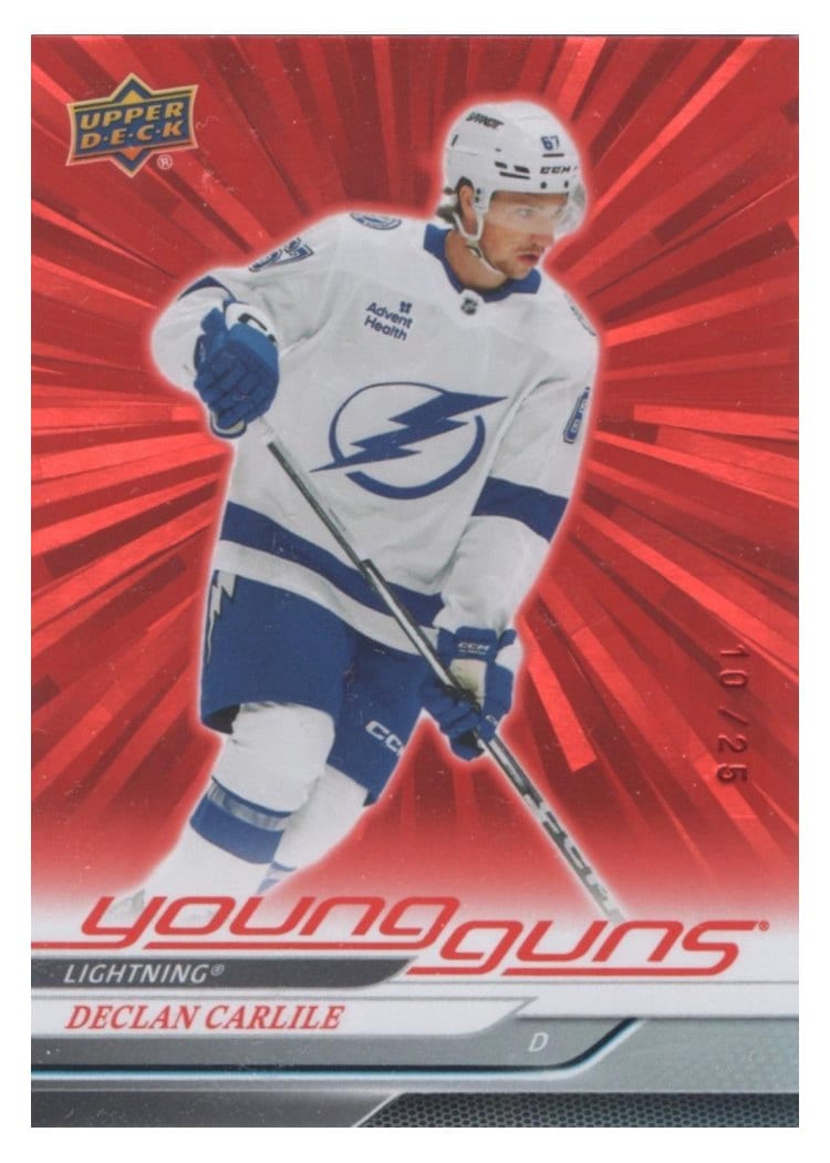 2024-25 Upper Deck Base Set Declan Carlile #467 card