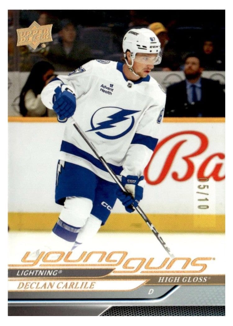 2024-25 Upper Deck Base Set Declan Carlile #467 card