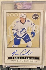 2024-25 Upper Deck Clear Cut Vintage Autos Declan Carlile #VA-DC card