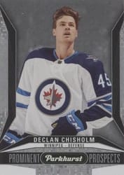 2022-23 Parkhurst Prominent Prospects Declan Chisholm #PP-18 card