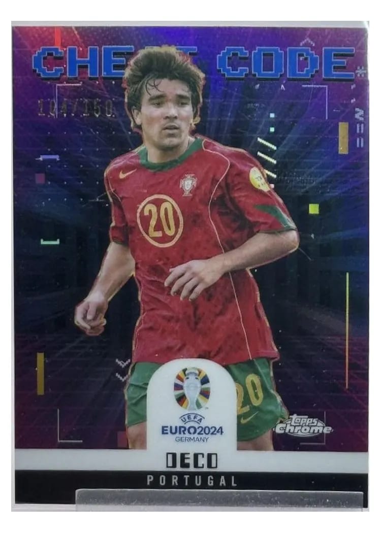2024 Topps Chrome UEFA Euro Cheat Code Deco #CC-7 card