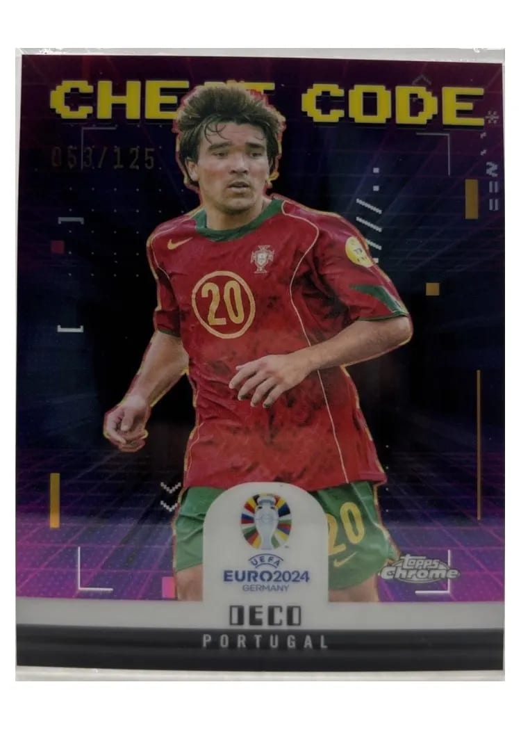 2024 Topps Chrome UEFA Euro Cheat Code Deco #CC-7 card