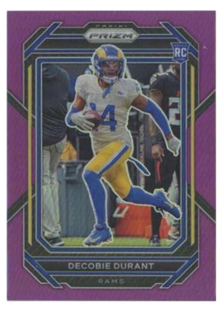 2022 Panini Prizm Base Set Decobie Durant Purple #347 card