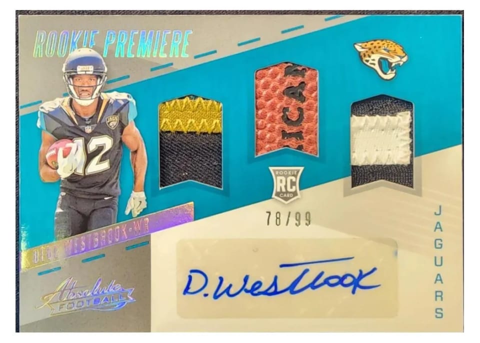 2017 Panini Absolute Dede Westbrook #220 card