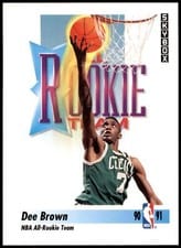 1991-92 SkyBox Base Set Dee Brown #322 card