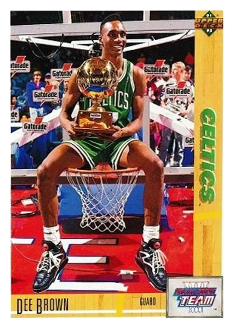 1991 Upper Deck Dee Brown #37 card