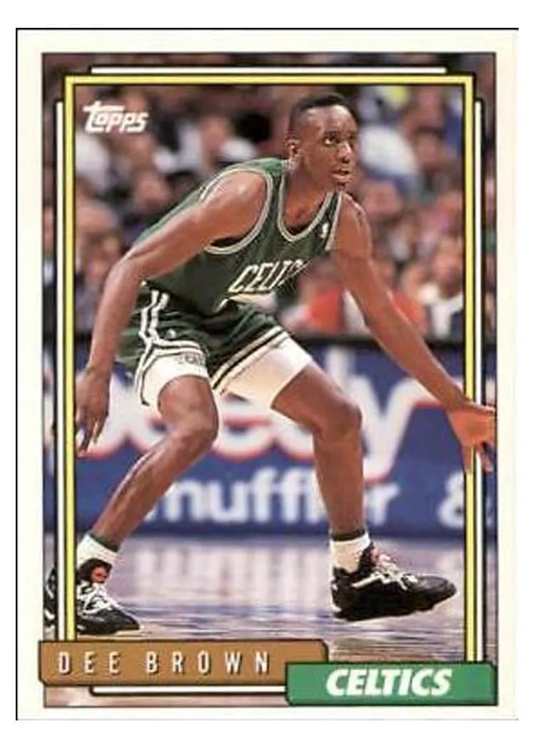 1992 Topps Dee Brown #17 card