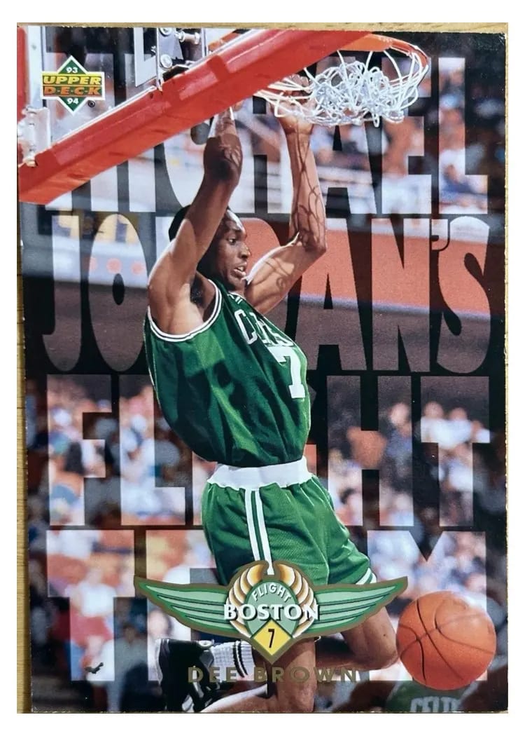 1993 Upper Deck Flight Team Dee Brown Jumbo #FT4 card