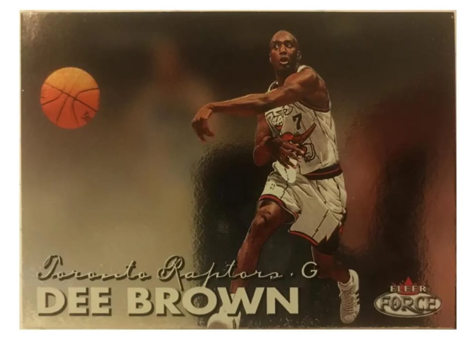 1999 Fleer Force Dee Brown #36 card