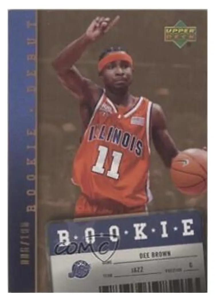 2006 Upper Deck Rookie Debut Dee Brown #132 card