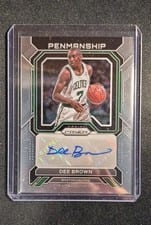 2022-23 Panini Prizm Penmanship Dee Brown #PNM-DEE card