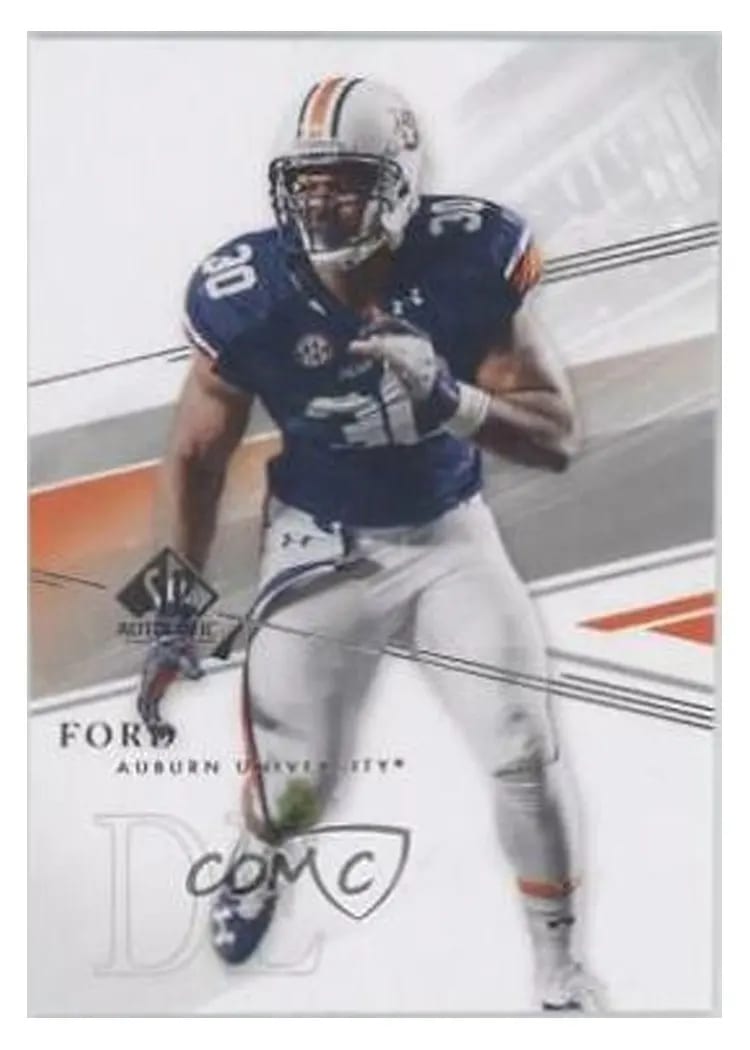 2014 SP Authentic Dee Ford #38 card