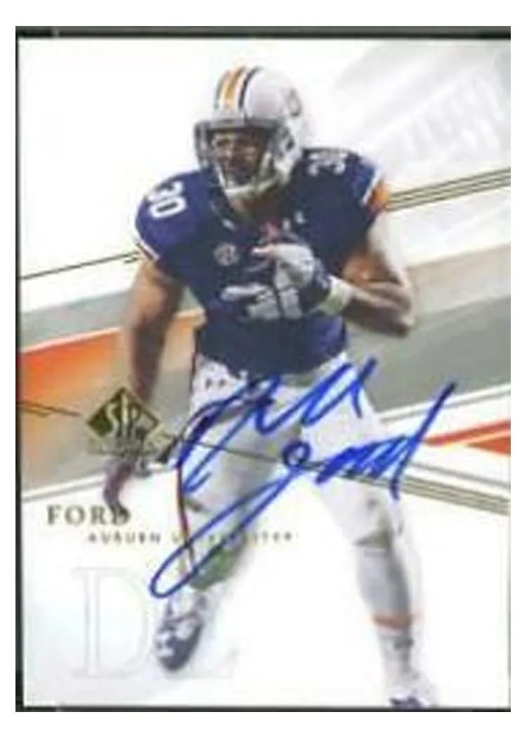 2014 SP Authentic Dee Ford #38 card