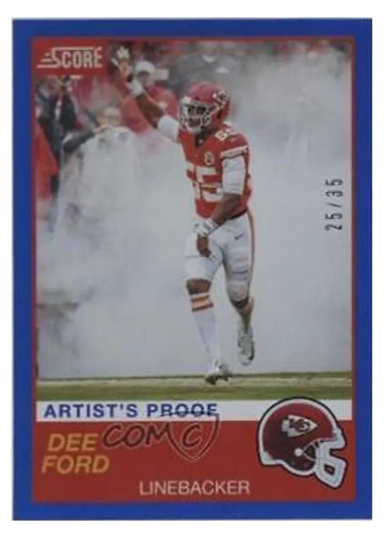 2019 Score Base Set Dee Ford #7 card