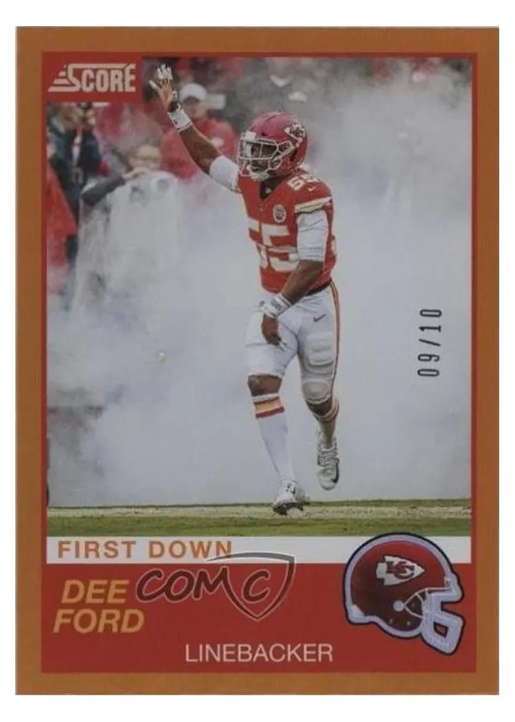 2019 Score Base Set Dee Ford #7 card