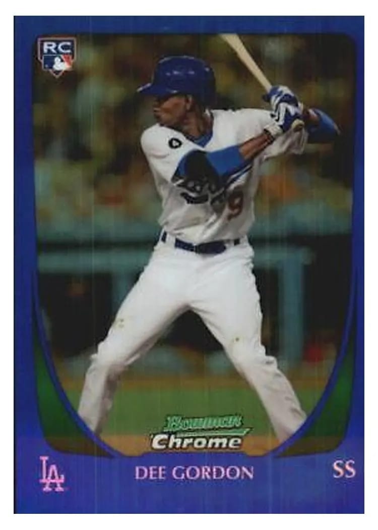 2011 Bowman Chrome Draft Dee Gordon #40 card