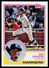 2018 Topps Update 1983 Baseball Dee Gordon #83-24 card