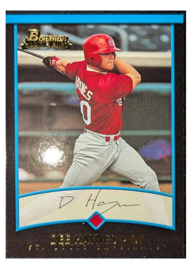 2001 Bowman Dee Haynes card