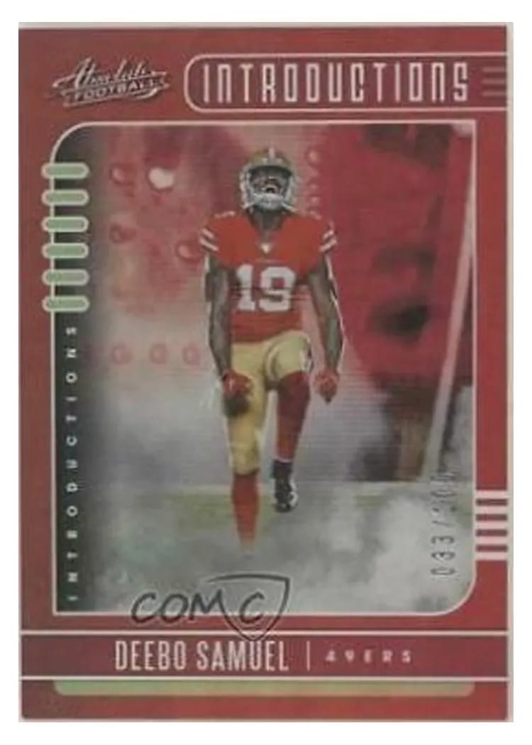 2019 Panini Absolute Introductions Deebo Samuel #6 card