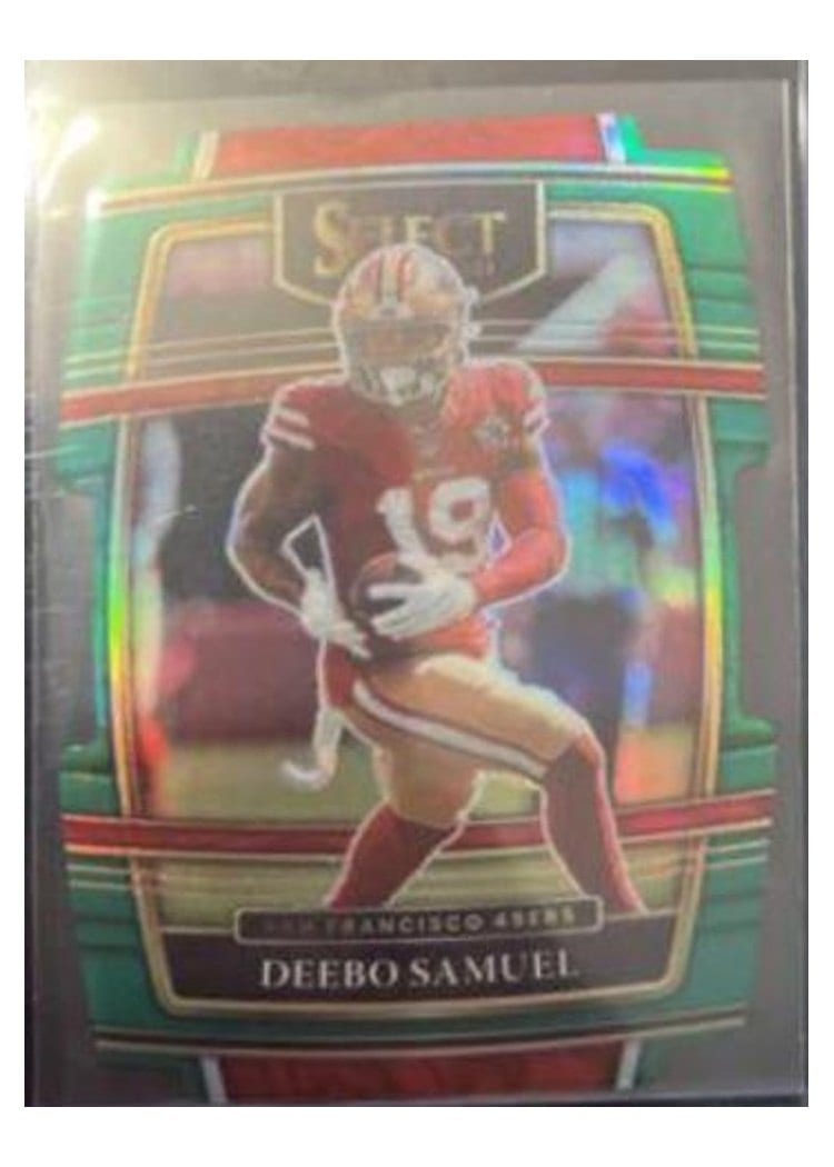 2021 Panini Select Base Set Deebo Samuel #31 card