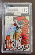 2022 Panini Absolute Kaboom Horizontal Deebo Samuel #KH6 card