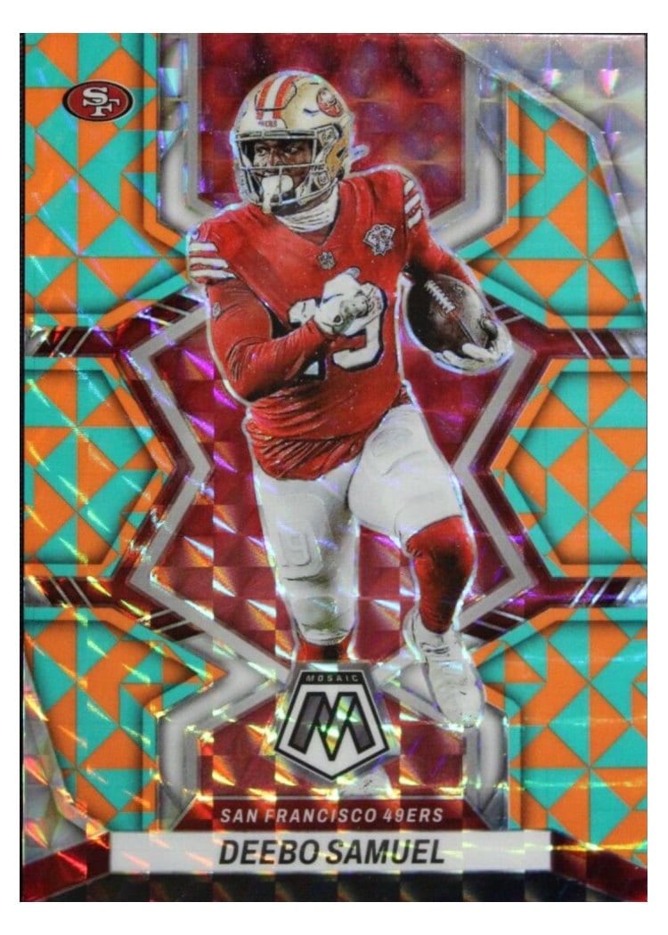 2022 Panini Mosaic Base Set Deebo Samuel Tessellation #177 card