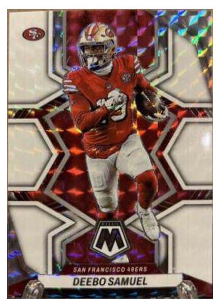 2022 Panini Mosaic Base Set Deebo Samuel White #177 card