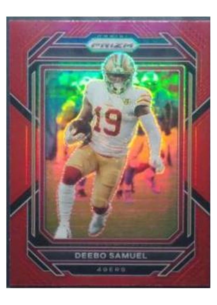 2022 Panini Prizm Base Set Deebo Samuel Red #265 card