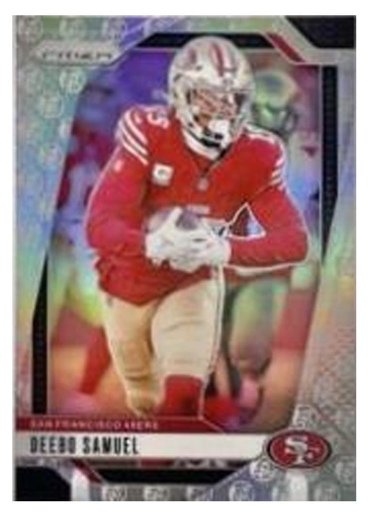 2024 Panini Prizm Base Set Deebo Samuel White Knight #252 card