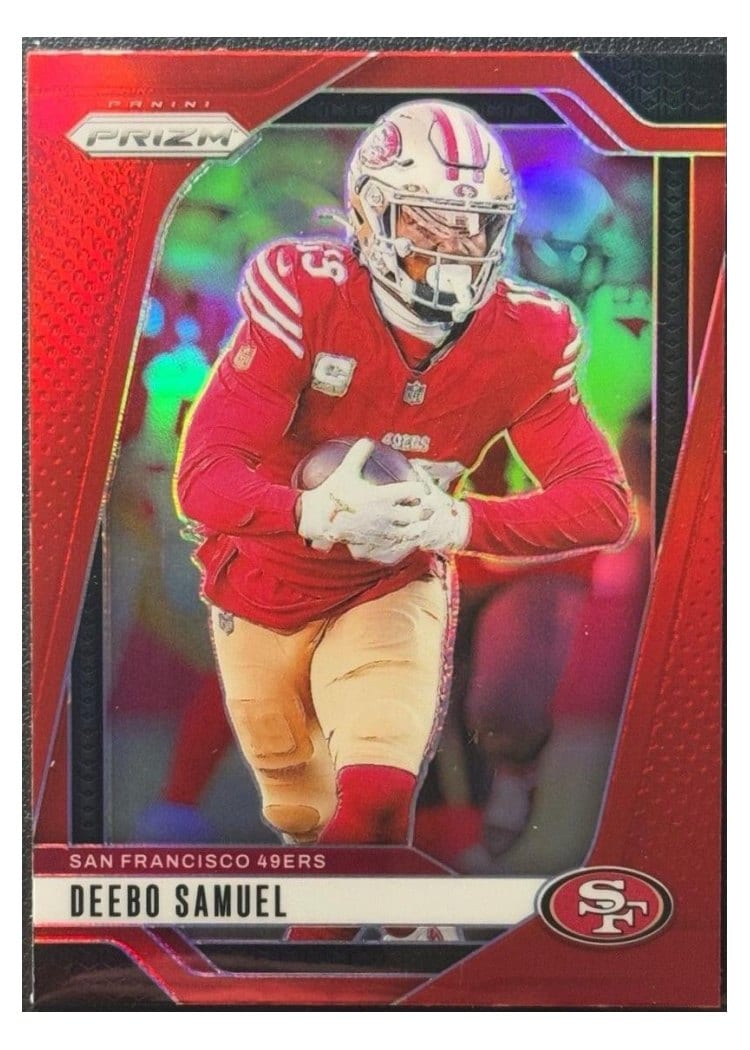 2024 Panini Prizm Base Set Deebo Samuel Red #252 card