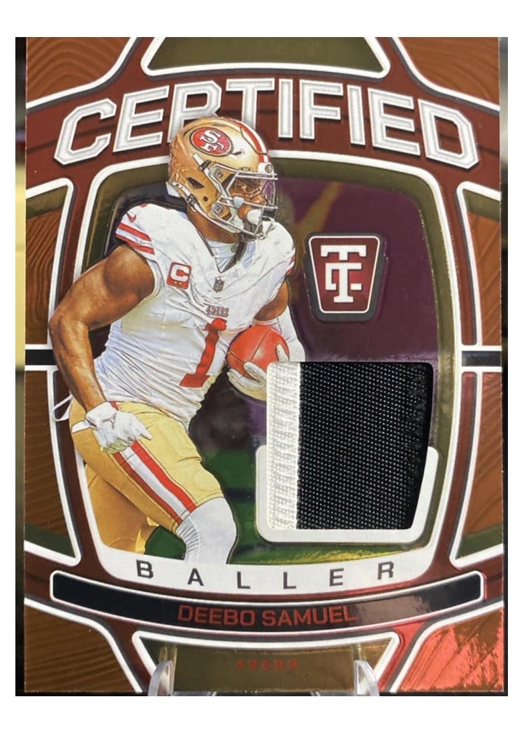2024 Panini Totally Certified Certified Baller Deebo Samuel #12 card