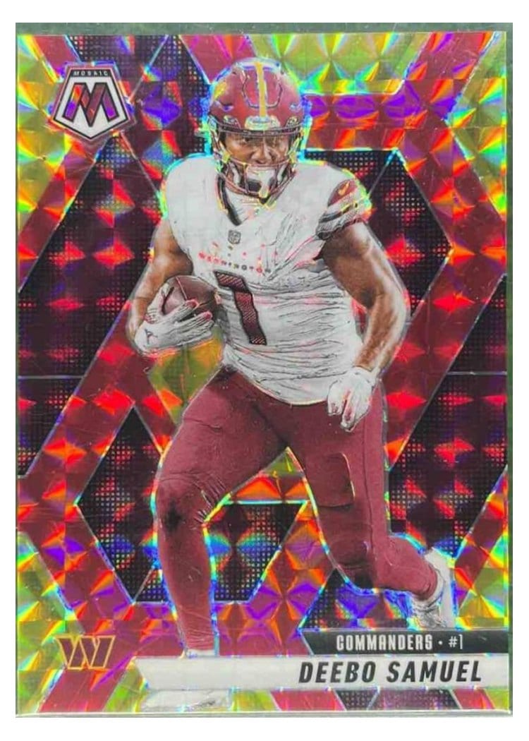 2025 Panini Mosaic Base Set Deebo Samuel #44 card