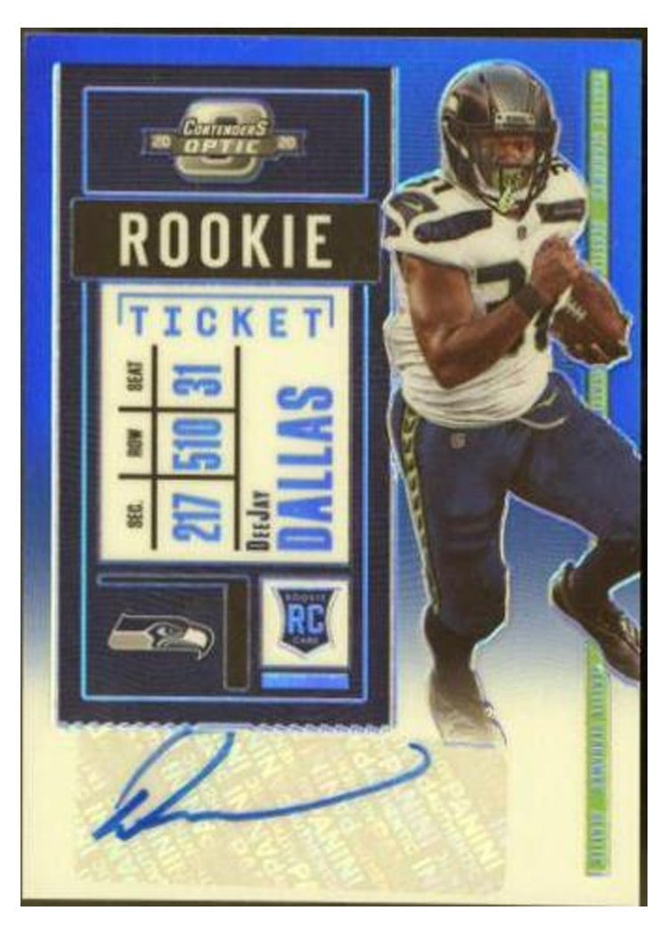2020 Panini Contenders Optic Base Set DeeJay Dallas #181 card