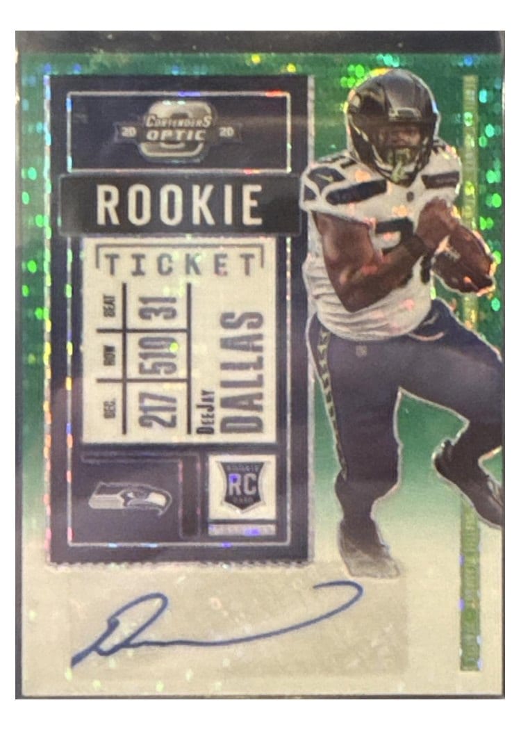 2020 Panini Contenders Optic Base Set DeeJay Dallas #181 card