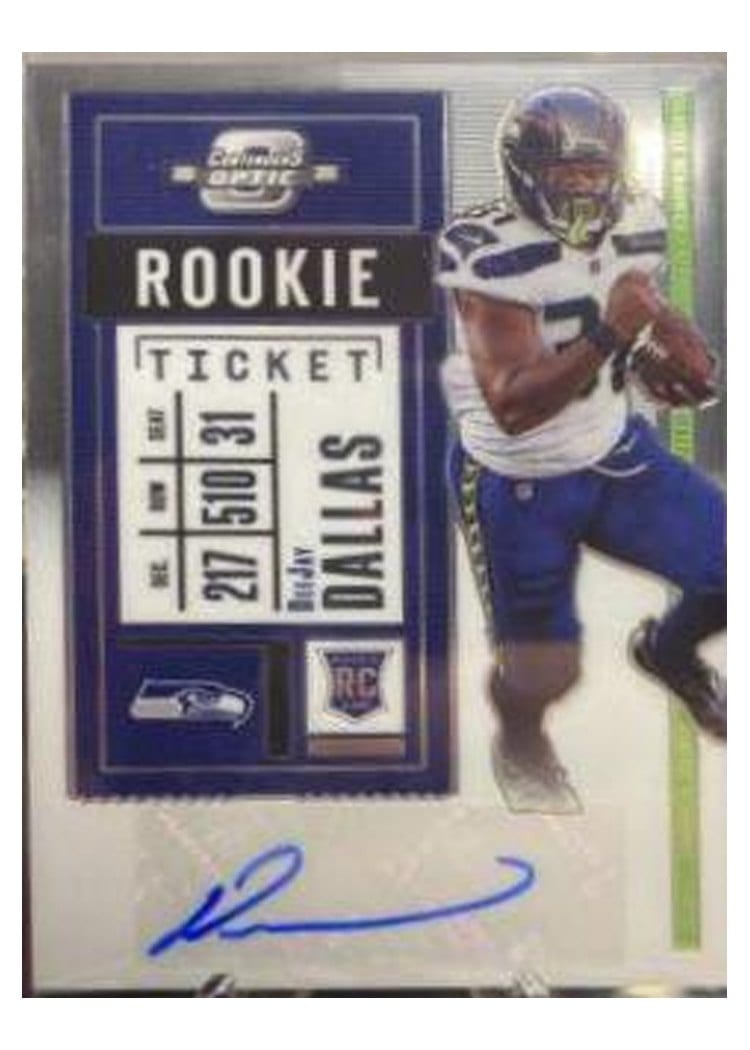 2020 Panini Contenders Optic Base Set DeeJay Dallas #181 card