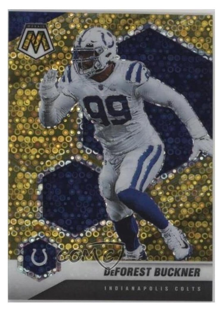 2021 Panini Mosaic Base Set DeForest Buckner #95 card