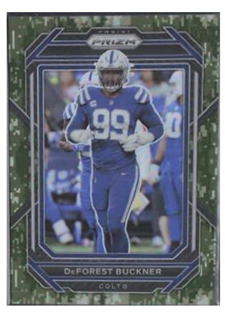 2022 Panini Prizm Base Set DeForest Buckner #126 card