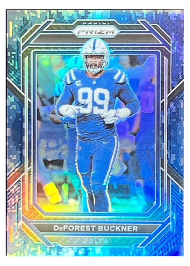 2022 Panini Prizm Base Set DeForest Buckner Navy Camo #126 card