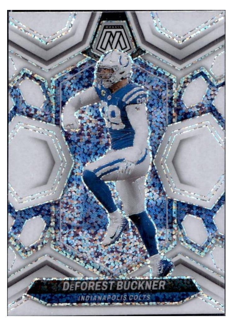 2024 Panini Mosaic Base Set DeForest Buckner White Sparkle #97 card