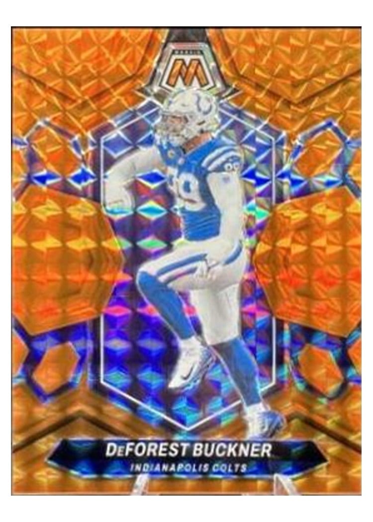 2024 Panini Mosaic Base Set DeForest Buckner Orange #97 card