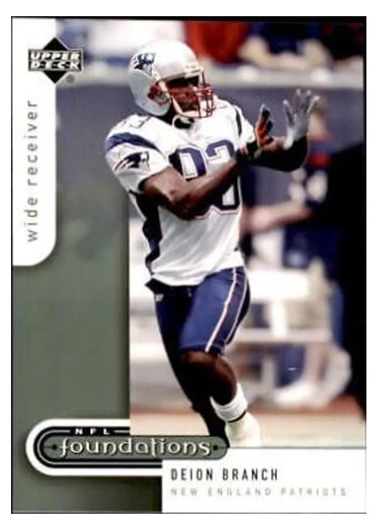 2005 Upper Deck Foundations Deion Branch #57 card