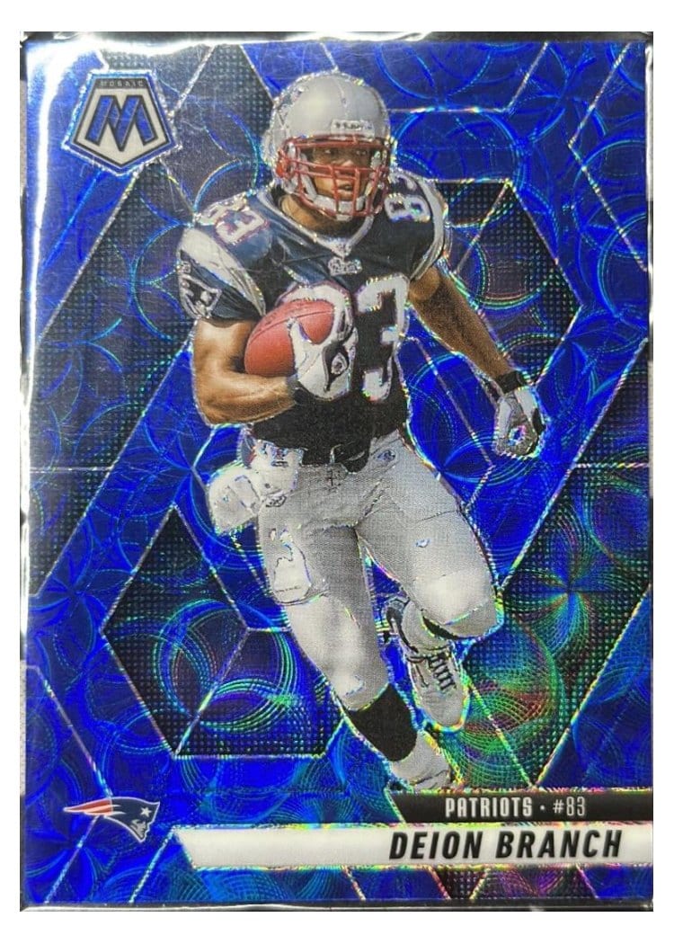 2025 Panini Mosaic Base Set Deion Branch Blue Scope #111 card