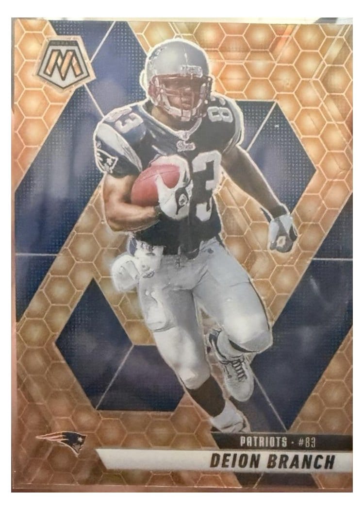 2025 Panini Mosaic Base Set Deion Branch Honeycomb #111