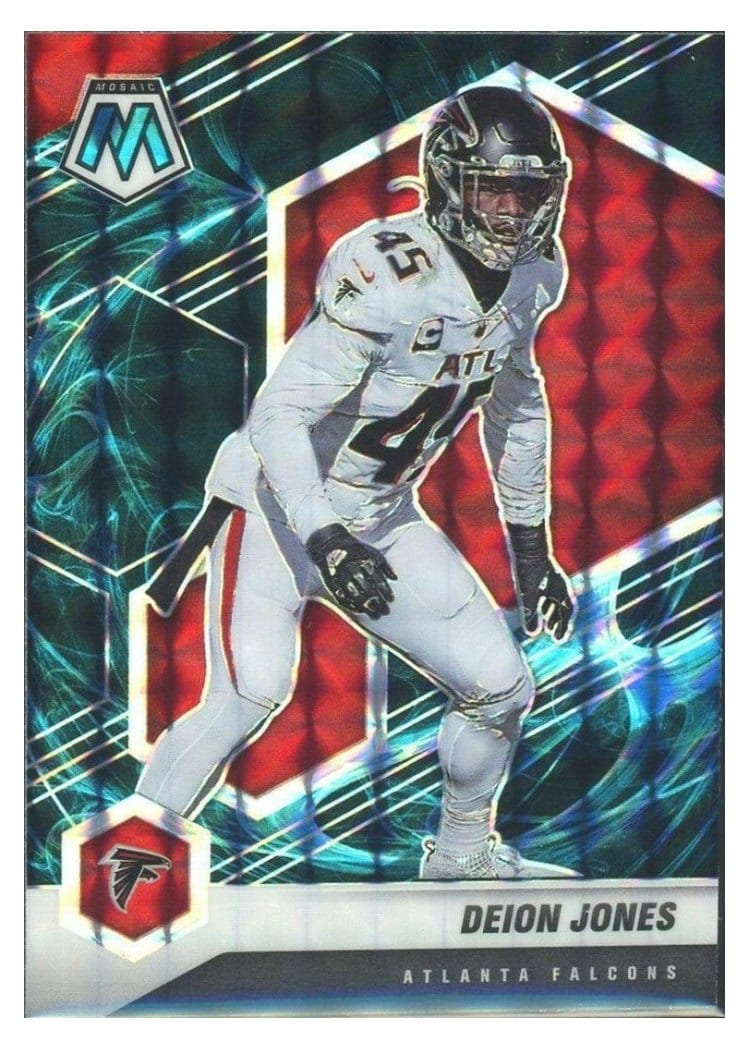 2021 Panini Mosaic Base Set Deion Jones #17 card