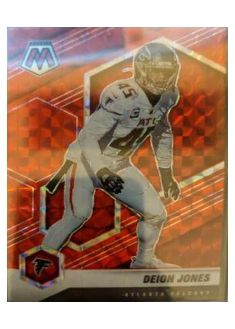2021 Panini Mosaic Base Set Deion Jones Red Mosaic #17 card