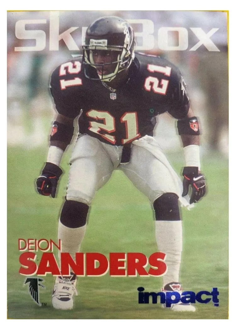 1993 Skybox Impact Deion Sanders #12 card