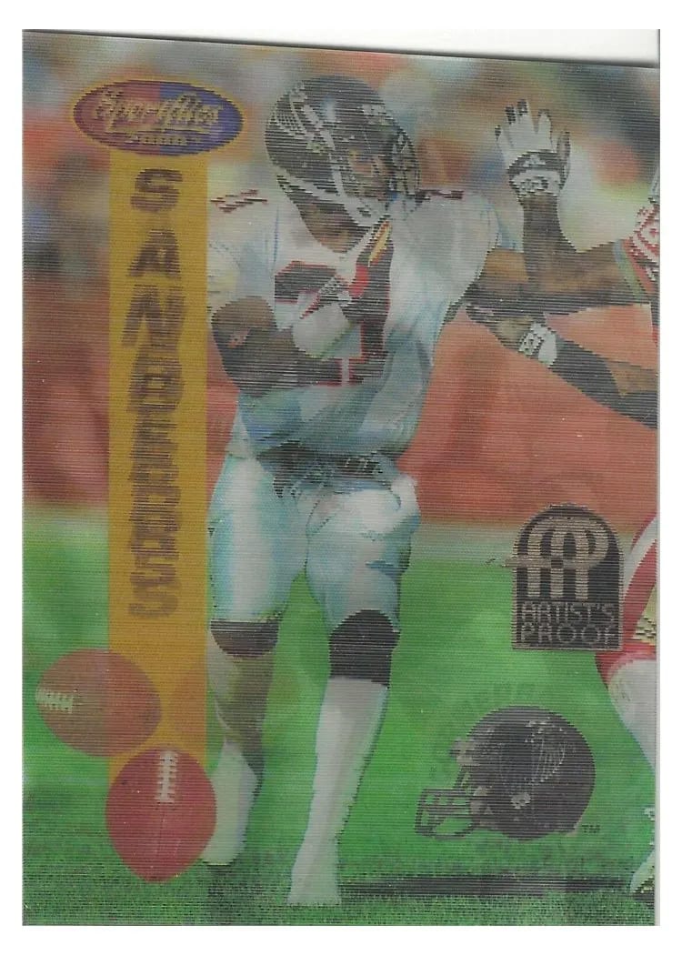 1994 Sportflics Deion Sanders #1 card