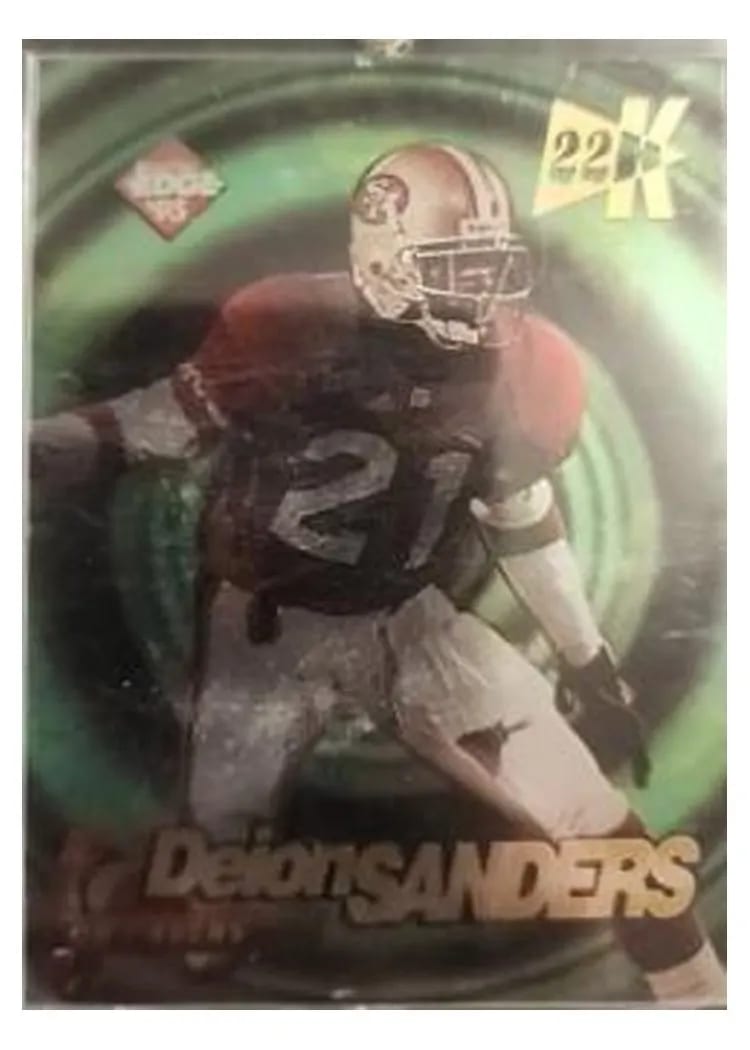 1995 Collector's Edge Edgetech Deion Sanders #8 card